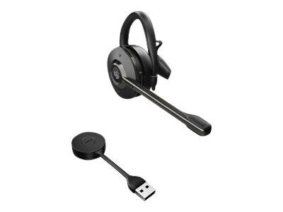 Jabra Engage 55 MS Convertible Wireless Mono On Ear Computer Headset, Black (9555-450-125)