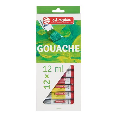 Talens Art Creation Gouache Paint, Assorted Colors, 12mL, 12/Set, 2 Sets/Bundle (TLN9021612M-2)