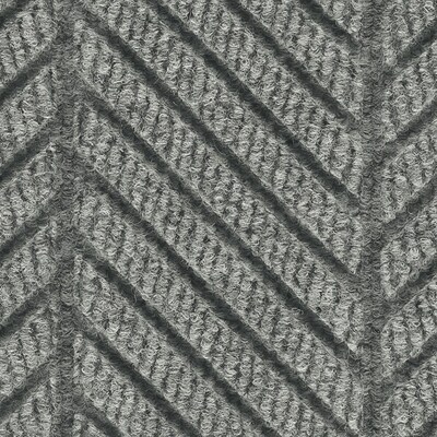 M + A Matting WaterHog Max Herringbone Classic Commercial Wiper/Scraper Entrance Floor Mat, 6 x 20