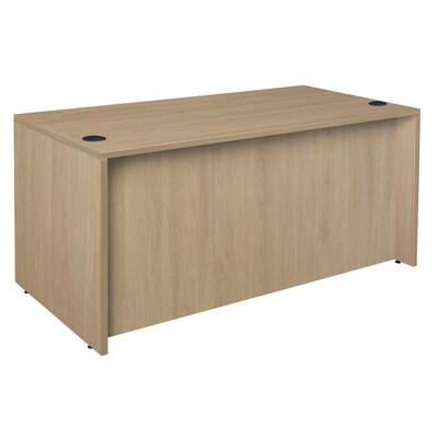 Regency Legacy 60"W Double Pedestal Desk, Noble Oak (LDP6030NO)