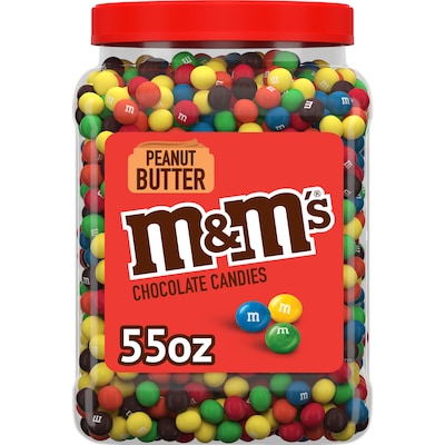 M&M's Peanut Butter Milk Chocolate Pieces, 55 oz. (220-02034)