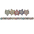 Teacher Created Resources Home Sweet Classroom Stars Die-Cut Border Trim, 35 Feet Per Pack, 6 Packs