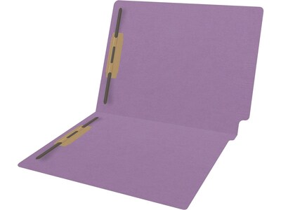 Medical Arts Press Reinforced End Tab File Folder, Straight Cut, Letter-Size, Lavender, 250/Carton (S-01602-LAV-B)