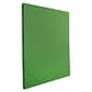 JAM Paper 30% Recycled Smooth Colored Paper, 24 lbs., 8.5 x 11, Green Recycled, 50 Sheets/Pack (104083A)