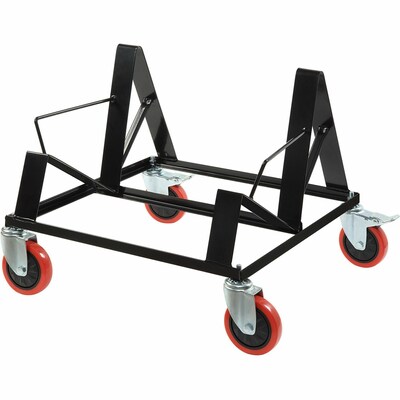 Lorell Steel Stack Chair Dolly, Black (LLR62538)