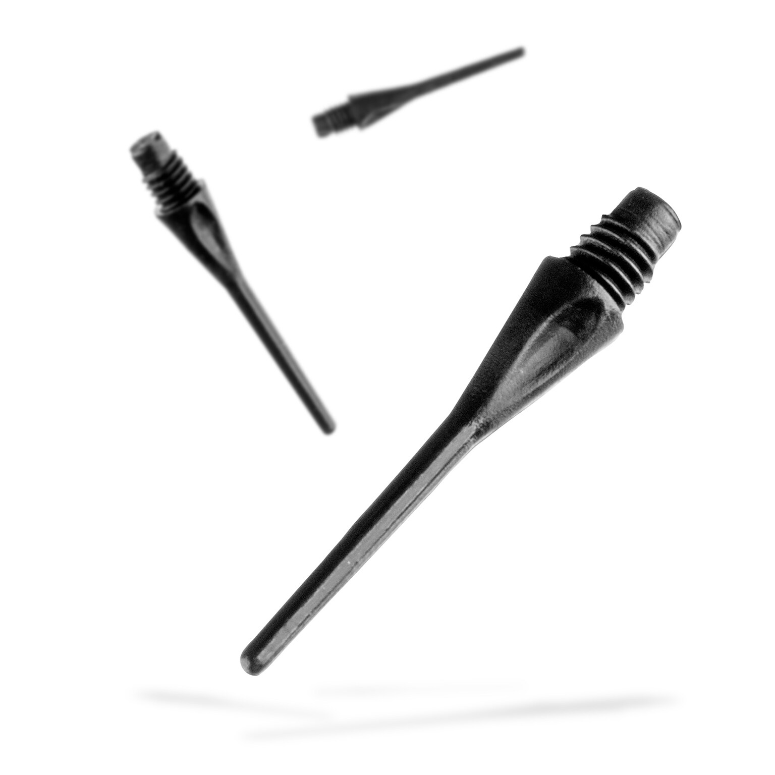 Viper Diamond Tips 2BA Black Soft Dart Tips,  1000 Ct (37-1605-01)