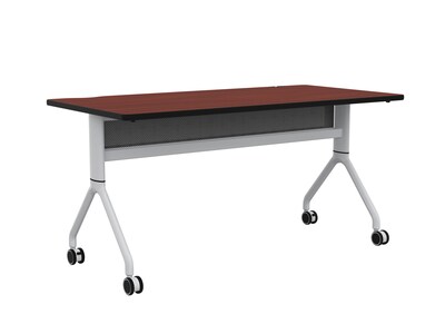 Safco Rumba Training Room Table, 30 x 60, Biltmore Cherry (RBA6030FLSLBMCH)