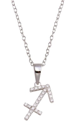 Parikhs Zodiac 925 Sterling Necklace - Sagittarius