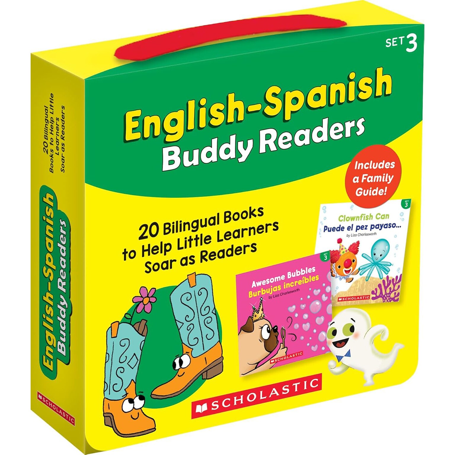 Scholastic Teaching English-Spanish Buddy Readers: Set 3, Single-Copy Set Picture Book, 21/Set (SC-9781546160519)