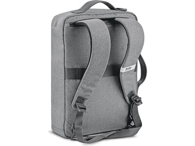 Solo New York Re:utilize Hybrid Backpack, Laptop Compatible, Heathered Gray (UBN762-10)