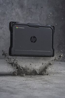 SaharaCase Venture Series Case for HP Fortis x360 11 Chromebook (2in1) G3,G4,G5 EE, Shock-Absorbing, Clear/Black