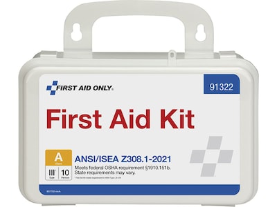 First Aid Only First Aid Kits, 76 Pieces, White(91322)