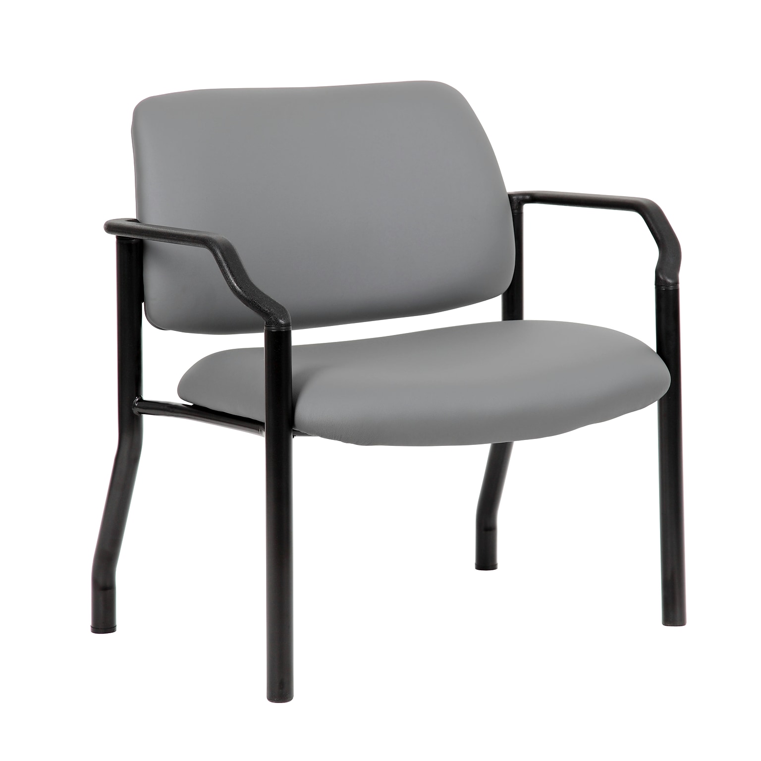 Boss Vinyl Bariatric Guest Chair, Gray (B9591AM-GY-500)