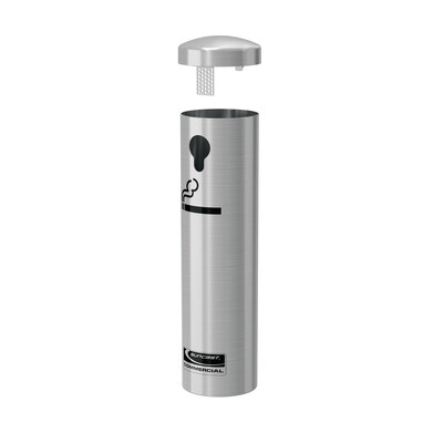 Suncast Commercial Stainless Steel Outdoor Cigarette Receptacle (MSO415)