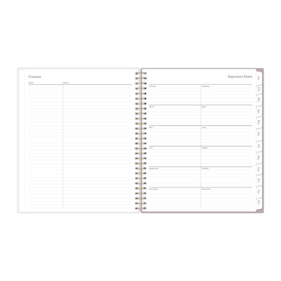 2027 Blue Sky Nevaeh Purple 8" x 10" Calendar Year Monthly Standard Planner, Plastic Cover (157907)