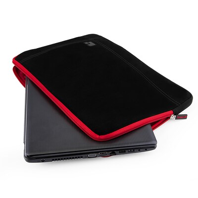 Vangoddy Neoprene Laptop Sleeve for 15.6" Laptop, Black/Red