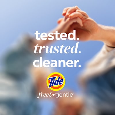 Tide Free & Gentle HE Liquid Laundry Detergent, 100 Loads, 132 fl. oz. (12140)