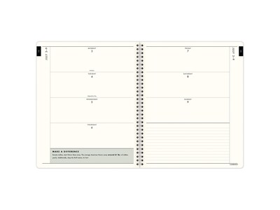 2023-2024 Cambridge GreenPath 8.5 x 11 Academic Weekly & Monthly Planner, Paperboard Cover (GP40-9