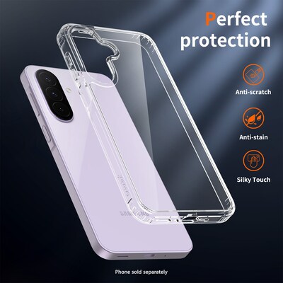 SaharaCase Venture Phone Case for Samsung Galaxy A27, Shock Absorbing, Clear (CP01099)