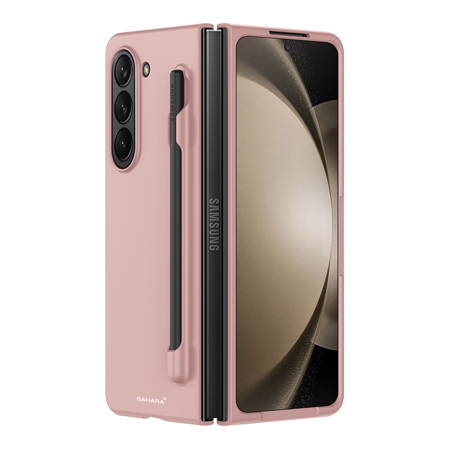 SaharaCase Venture Phone Case for Samsung Galaxy Z Fold6, Shock Absorbing, Desert Rose (CP00597)