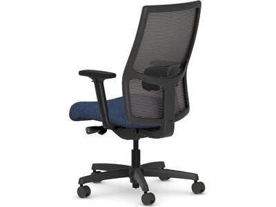 HON Ignition 2.0 Fabric/Mesh Swivel Task Chair, Navy/Black (HIWMMKD.Y2.A.H.IM.APX13.BL.SB.T)