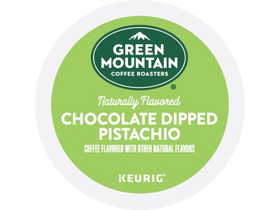 Green Mountain Coffee Roasters Chocolate Dipped Pistachio Coffee Keurig® K-Cup® Pods, Light Roast, 24/Box (5000378228)