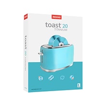 Roxio Toast 20 Titanium for 1 User, Mac OS X, Download (ESDRTO20TIMACML)