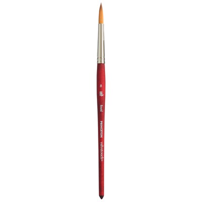 Princeton Velvetouch Short Handle Mixed Media Synthetic Round Brush, 2/Pack (PBXP3950R8-2)