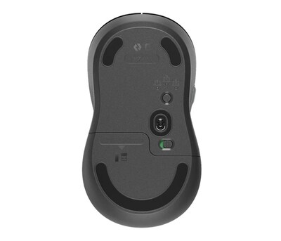 Logitech Signature Plus M750 L Wireless Ergonomic Curved Ambidextrous Optical Mouse, Graphite (910-007508)