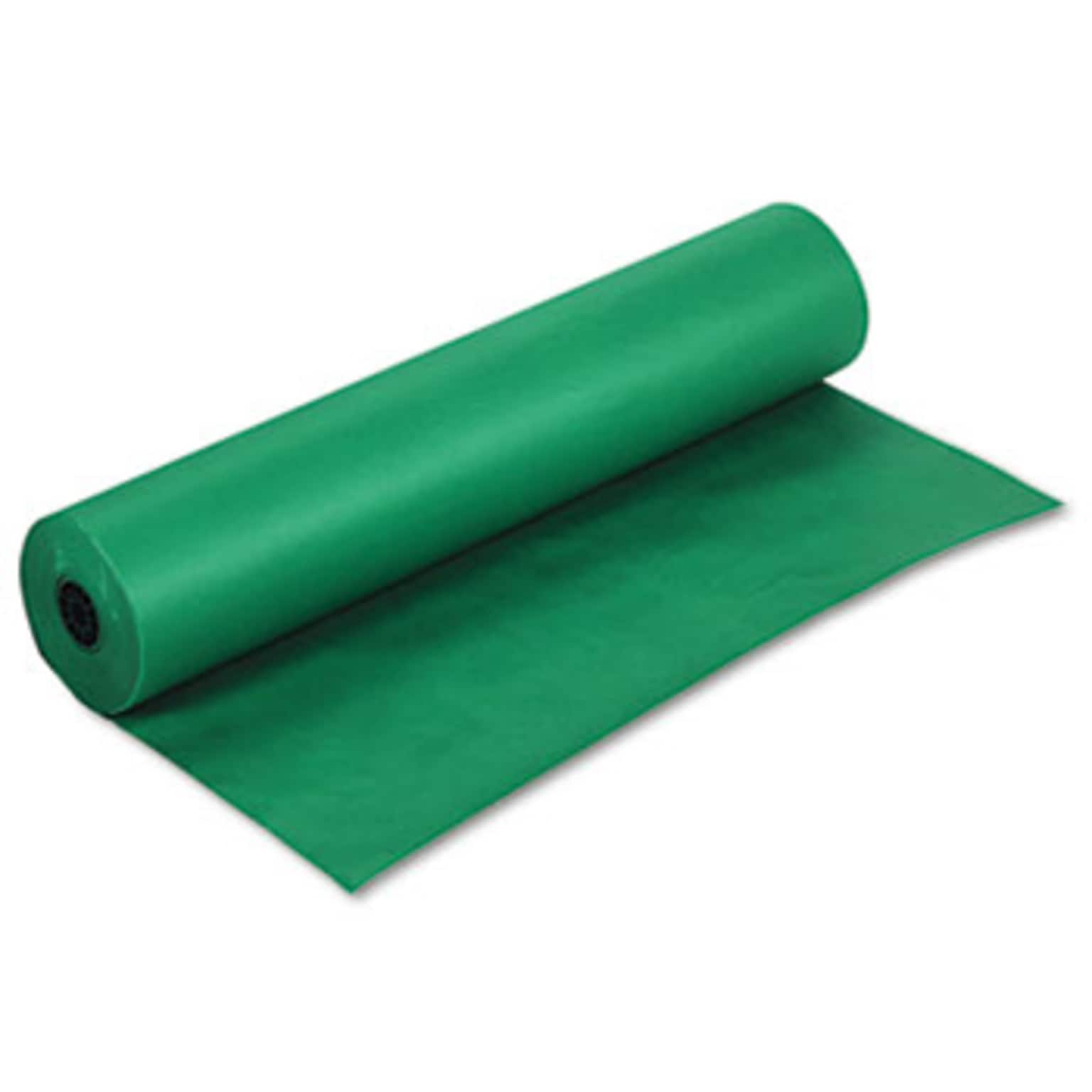 Duo-Surface Art Colored Kraft Paper, 50 Lbs., 36 X 1000 Ft, Emerald Green, Roll (5560EGN)