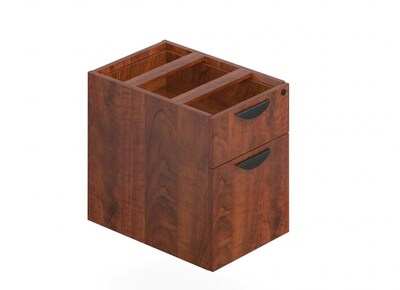 Offices To Go Furniture Collection in American Dark Cherry; Hanging Box/File Pedestal