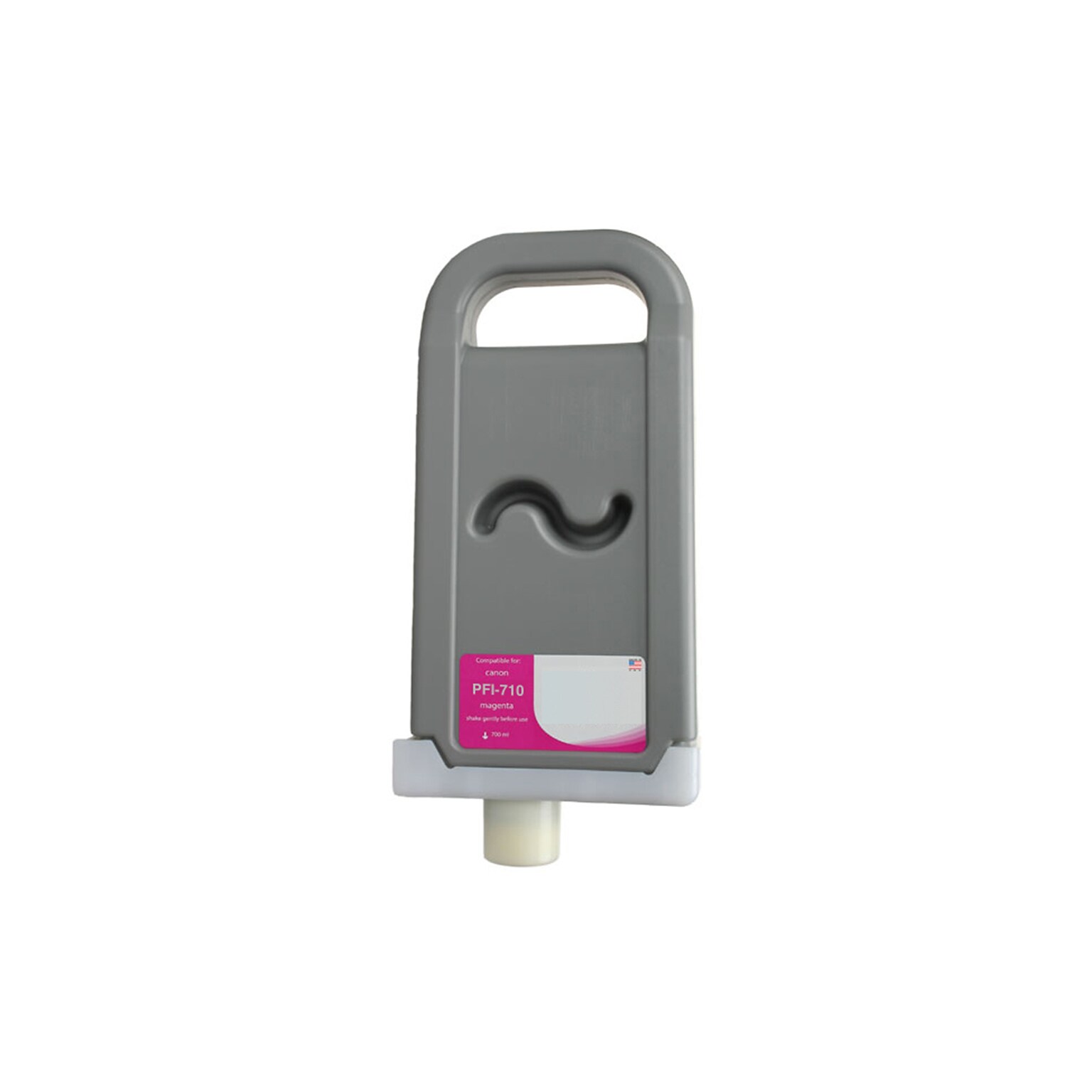 CIG Compatible Magenta Standard Yield Wide Format Inkjet Cartridge Replacement for Canon PFI-710 (WCPFI710M)