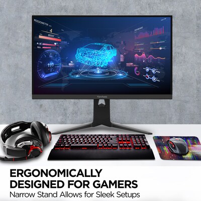ViewSonic 27'' 240Hz LED Gaming Monitor, Black (XG2736-2K)