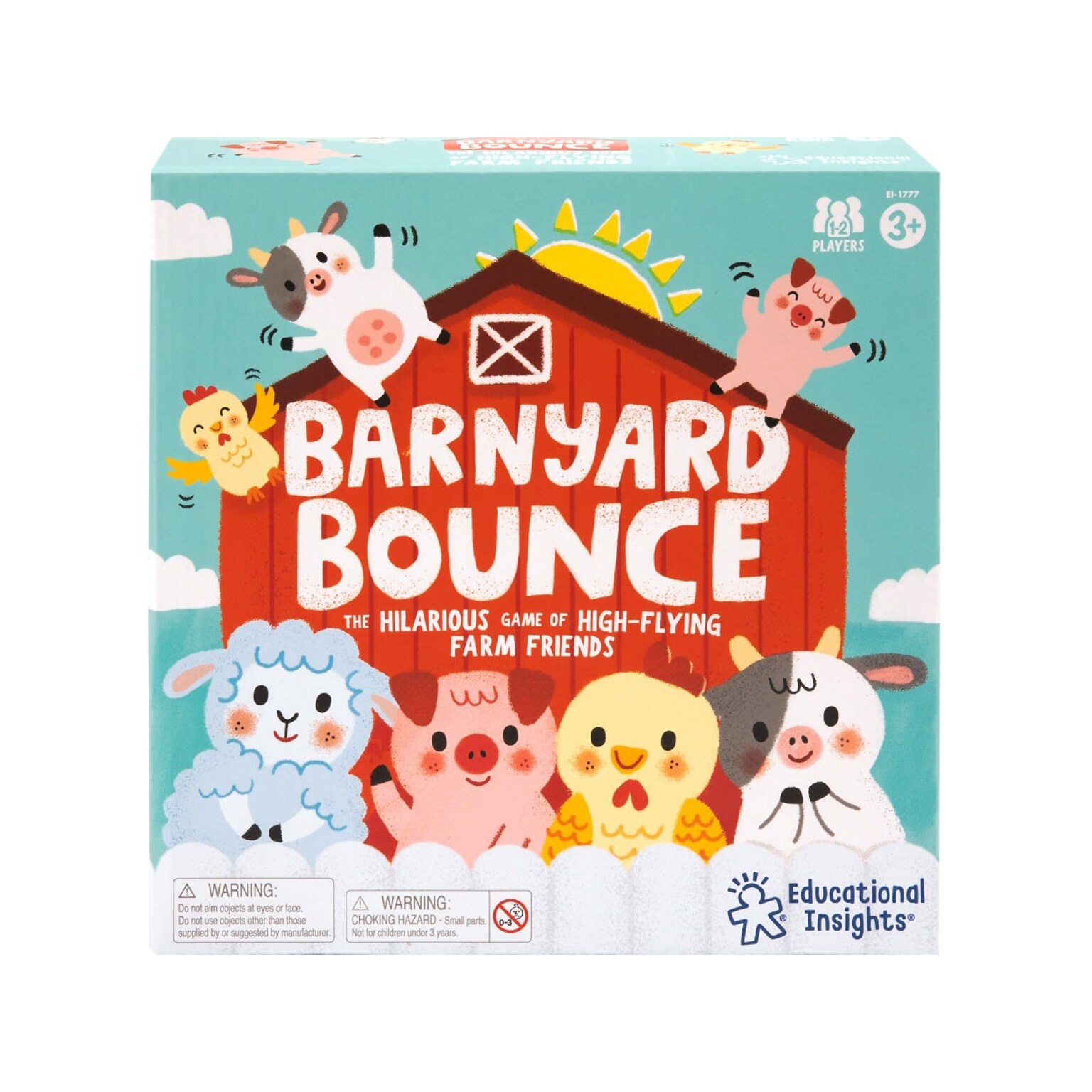 Educational Insights Barnyard Bounce Memory and Matching Game (1777)