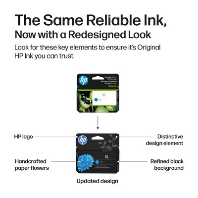 HP 962XL Cyan High Yield Ink Cartridge, Prints Up to 1,600 Pages (3JA00AN#140)