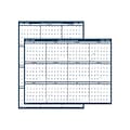 2023-2024 House of Doolittle 24 x 18 Academic Yearly Wet-Erase Wall Calendar, Reversible, Blue (39