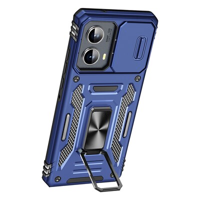 SaharaCase Raider Phone Case for Motorola Edge, Shock Absorbing, Midnight Blue (CP00619)