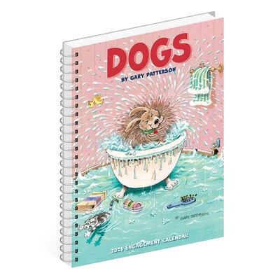 2026 Willow Creek Dogs by Gary Patterson 6.5" x 8.5" Daily & Monthly Personal Organizer (54635)