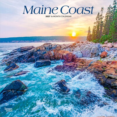 2027 BrownTrout Maine Coast 12 x 12 Monthly Wall Calendar (9798330710645)