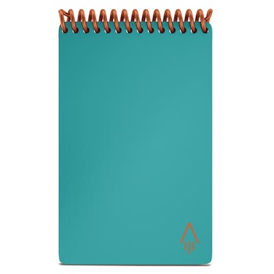 Rocketbook Mini Reusable Smart Notepad, 3.5 x 5.5, Dot-Grid Ruled, Teal, 48 Pages (EVR-M-RC-CCE-FR