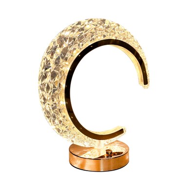 Tech Mod LED Crescent Crystal Lamp