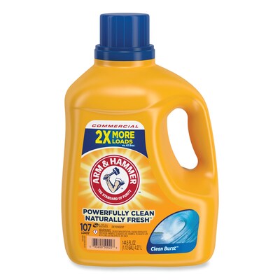 UPC 033200500223 product image for Arm & Hammer Dual HE Clean-Burst Liquid Laundry Detergent, 144.5 oz Bottle, 4/Ca | upcitemdb.com