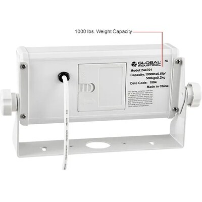 Global Industrial Wheelchair Scale, 1,000 Lb Capacity, 41-2/3"L x 41-1/4"W (244701)