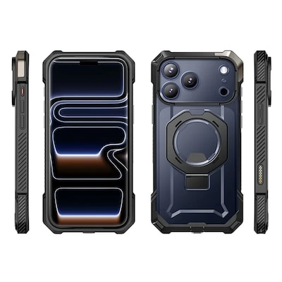SUPCASE Unicorn Beetle Grip MagSafe Case for iPhone 17 Max, Shock Absorbing, Black (SUP-iPhone2025Max-UBGrip-Black)
