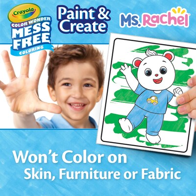 Crayola Color Wonder Mess Free Ms. Rachel Paint & Create (75-7028)
