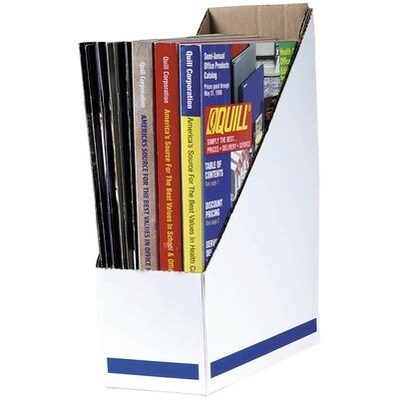 Quill Brand® Corrugated Magazine Files, White (722723)