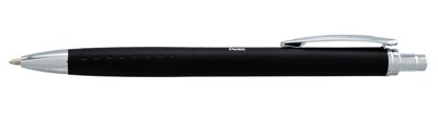 Pentel GlideWrite Retractable Ballpoint Pen, Medium Point, 1.0mm, Black Ink, 3/Pack (BX970ABP3)
