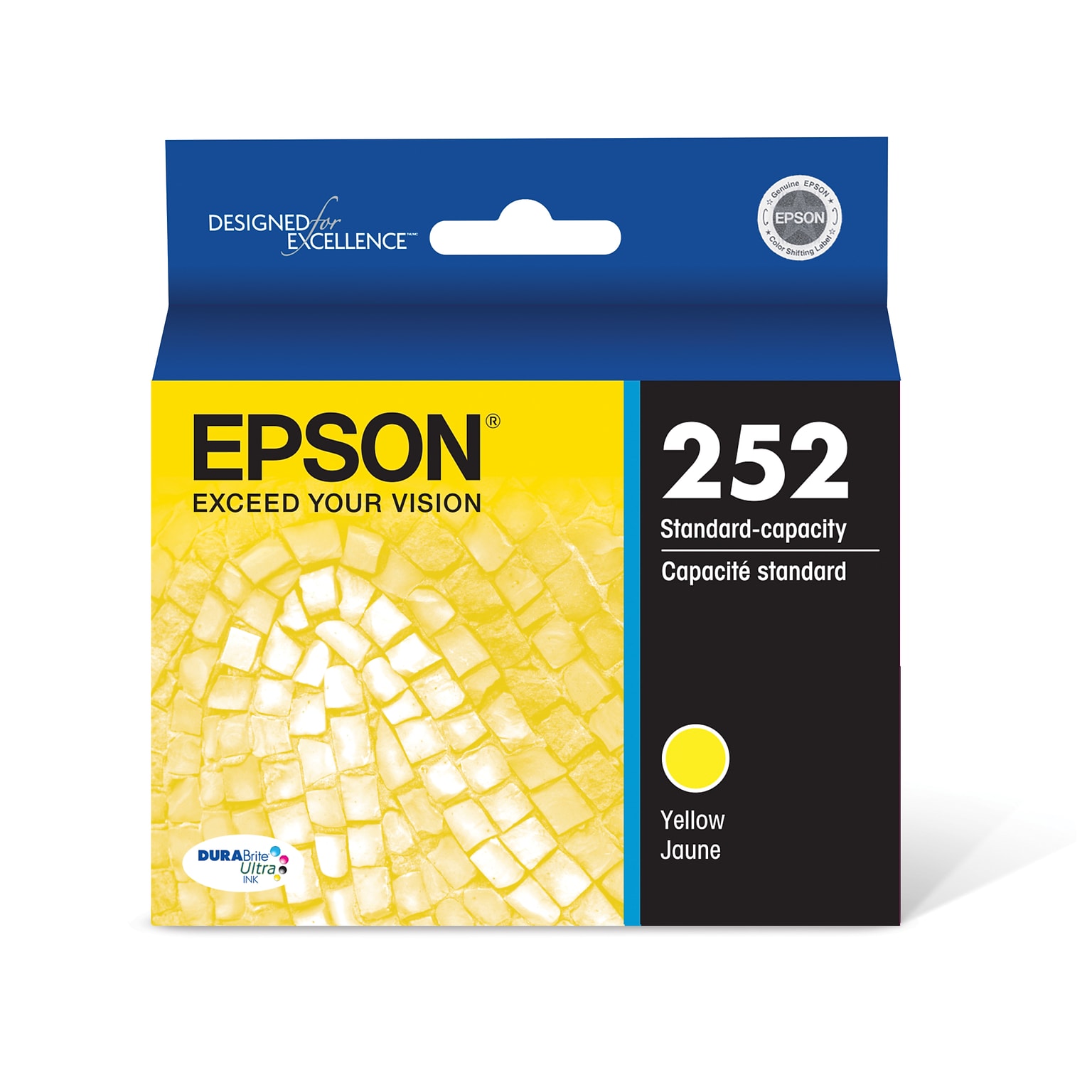 Epson T252 Yellow Standard Yield Ink Cartridge   (EPST252420S)