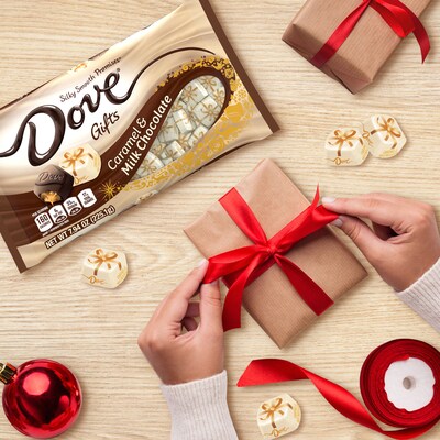 Dove Promises Milk Chocolate & Caramel Christmas Candy, 7.94 oz. (453411)