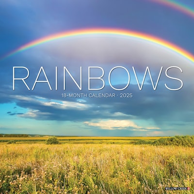 2025 Willow Creek Rainbows 12 x 12 Monthly Wall Calendar (44636)
